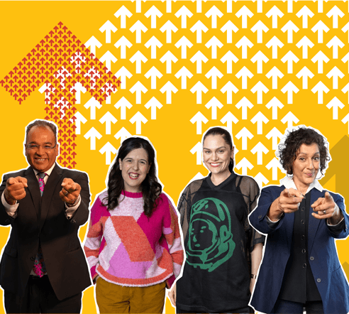 Krishnan Guru-Murthy, Rosie Jones, Jessie J and Meera Syal, urge you to check if you're eligible for screening in the UK.