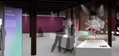 Mockup of the exhibition