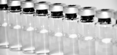 Bottles of clear liquid