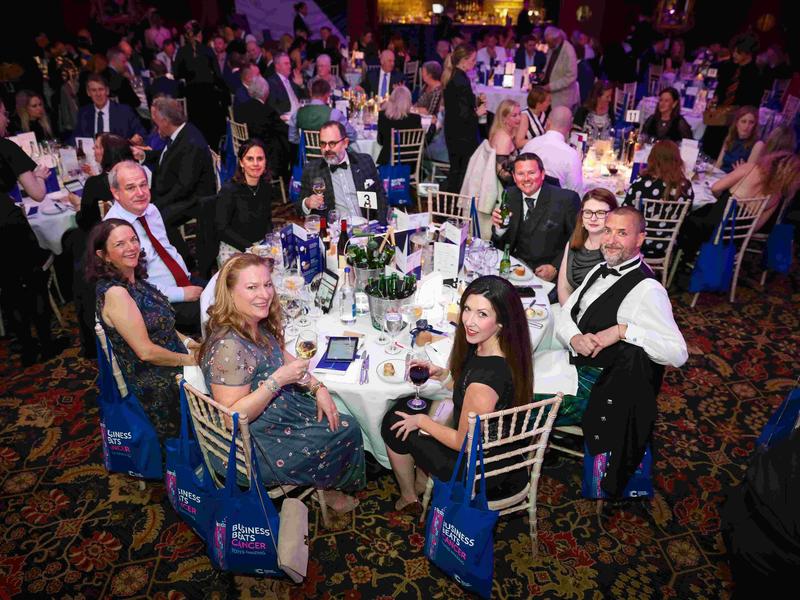 Business Beats Cancer Edinburgh dinner guests