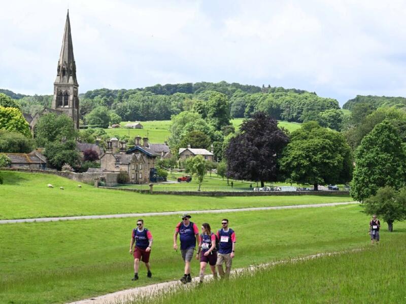 hikers in the peak district