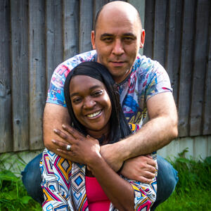 Amanda and her husband