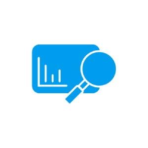 Blue Stats Icon