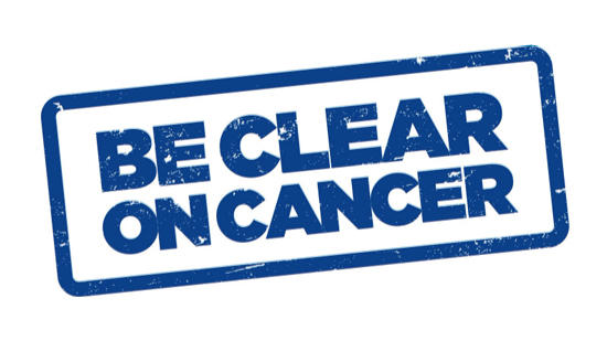 Be Clear on Cancer - Skin campaign logo