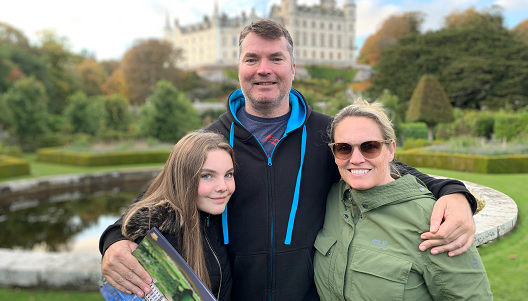 Cancer Insights panel member Ally with family