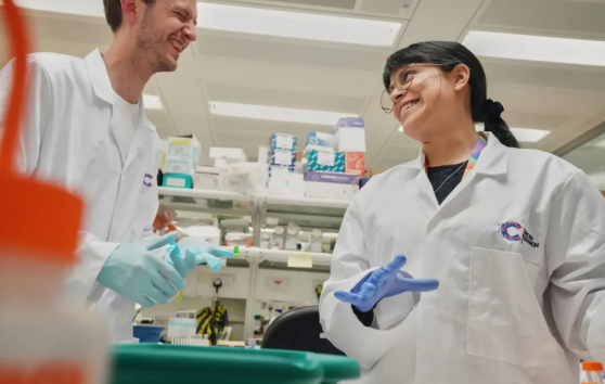 Two scientists working