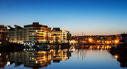 Bristol Harbour at Night