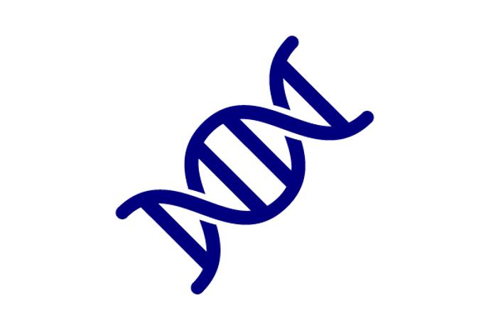 Symbol of DNA strand