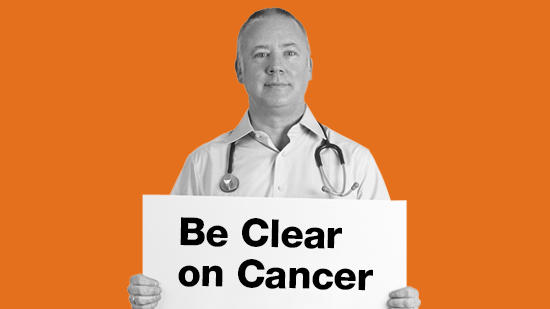 Be clear on cancer banner