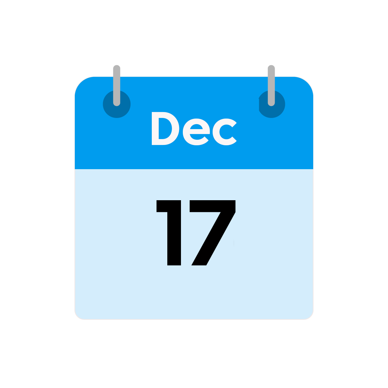 december 17th date badge