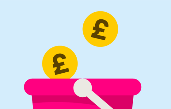 Donation bucket