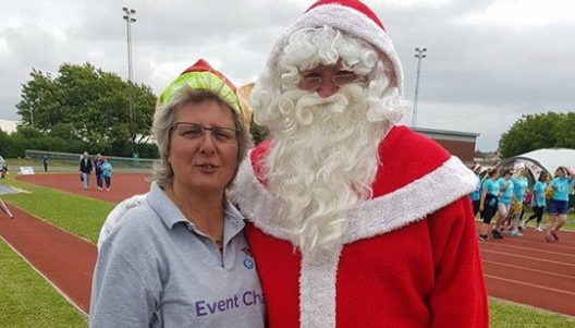 Jayne and Santa