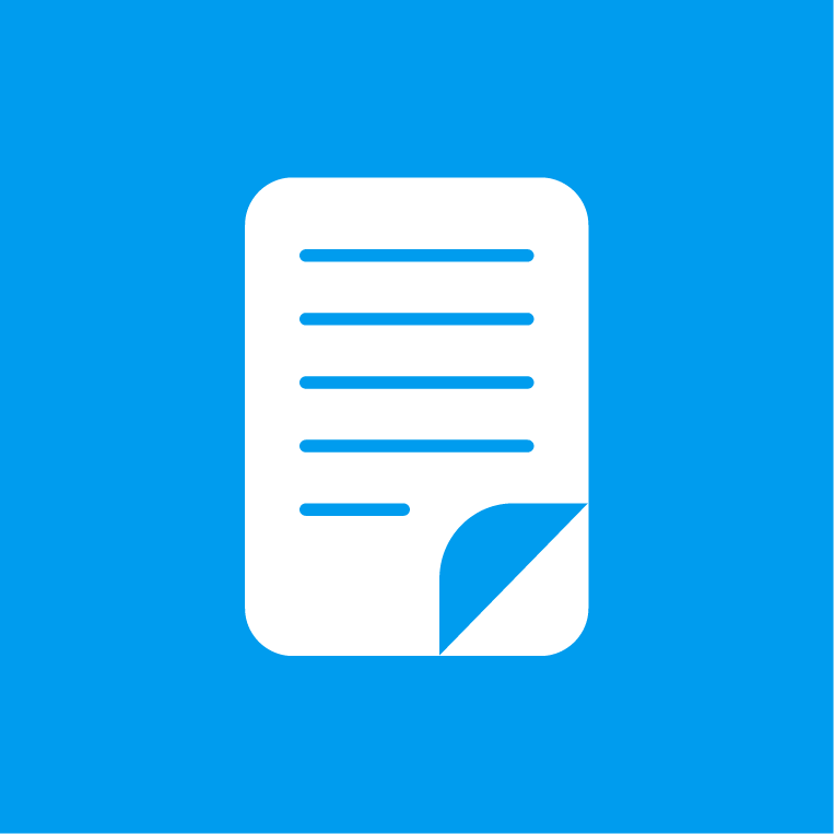 An icon of a report