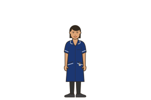 Clipart image of a nurse