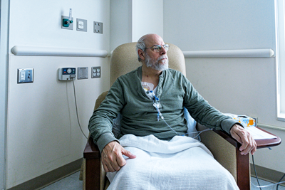 Photo of a patient having treatment