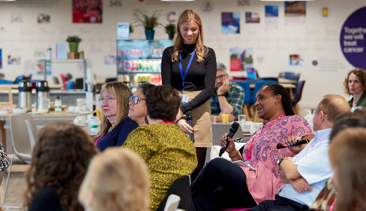 A photo from the Cancer Insights Panels' event