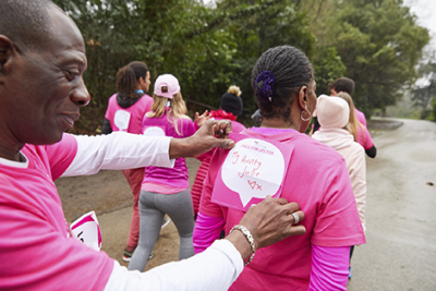 race for life back sign