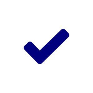Navy blue tick
