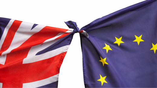 UK and EU flags UK and EU flags