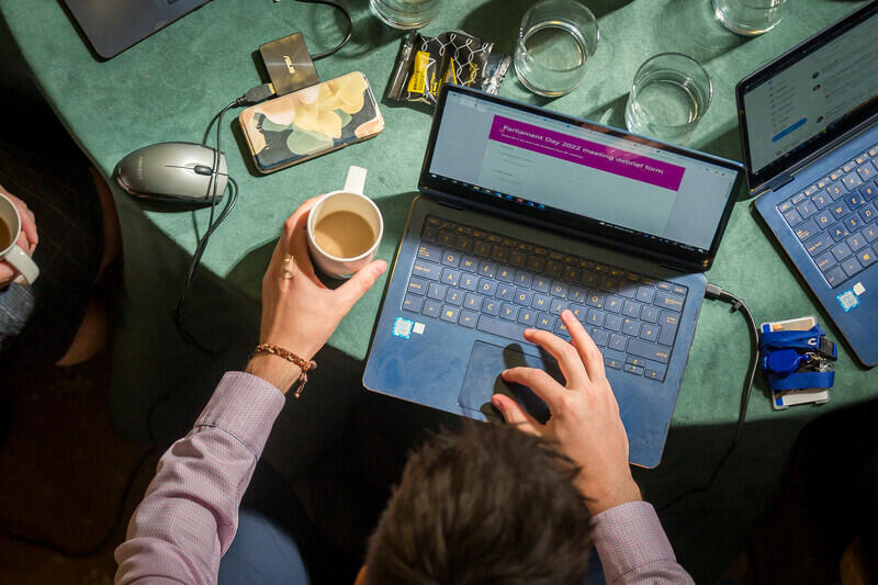 working desk