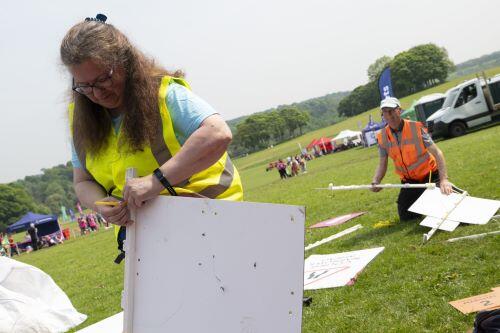 Volunteer at an event