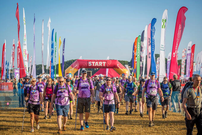 Jurassic Coast Challenge Start Line