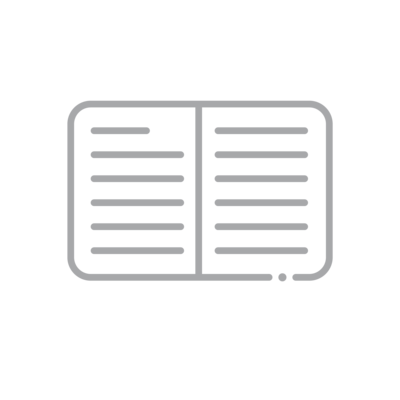 Icon of an open book